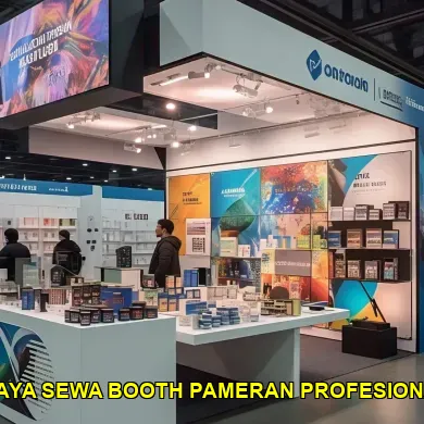 biaya sewa booth pameran profesional